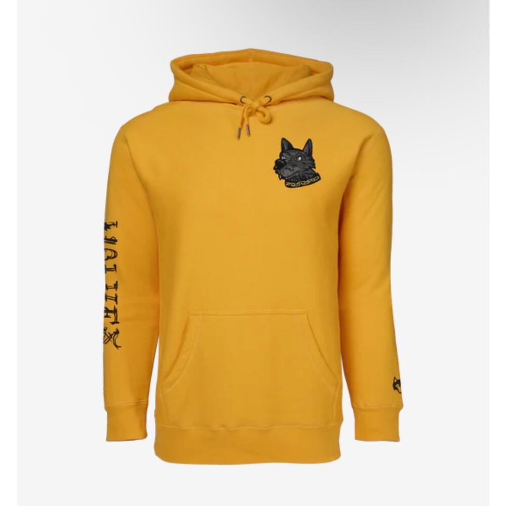 Greyson Gold Wolves Fireside Heavyweight Performance Graphic Hoodie Medium